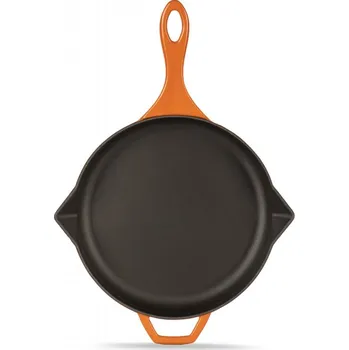 Pánev Hósse, Grilovací pánev kulatá, průměr 28 cm, (HSY KTV), oranžová