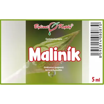 Doplněk stravy Bylinné kapky s.r.o. Maliník - tinktura z pupenů (gemmoterapie) 5 ml | Bylinné kapky