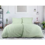 B.E.S. - Petrovice, s.r.o. Povlečení KREP 140x200 TOP CLASS - Green flowers