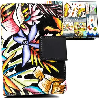 Peněženka Velká, vertikální dámská peněženka z přírodní kůže Barva (Varianta): 21