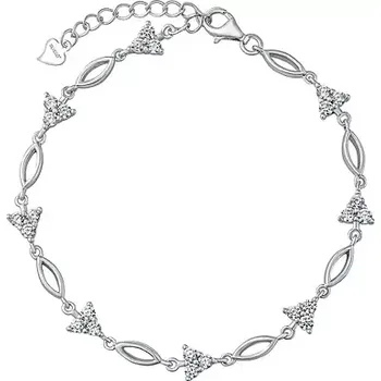 Náramek Stříbrný náramek Lorelai s Brilliance Zirconia JJJ0760B