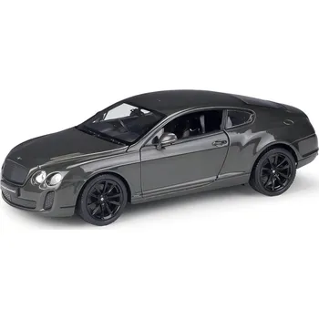 Welly Bentley Continental Supersports 1:34 šedočerné