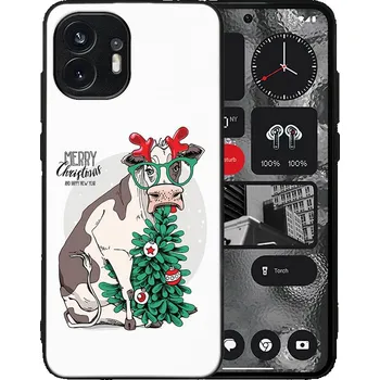 Vánoční dekorace VSECHNONAMOBIL 94525 MY ART Kryt s vánočním designem Nothing Phone 2 MERRY CHRISTMAS (074)