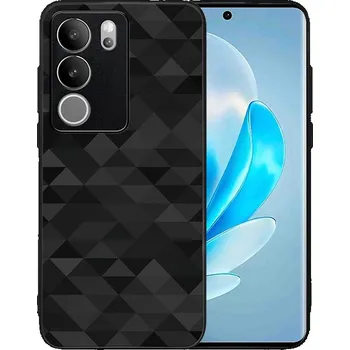 Pouzdro na tablet VSECHNONAMOBIL 94000 MY ART Ochranný kryt pro Vivo V29 5G BLACK TRIANGLES (232)