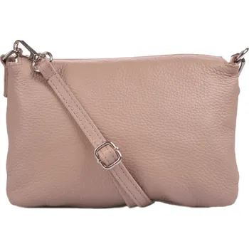 Kabelka Malá béžová kabelka přes rameno 5474 světle růžová