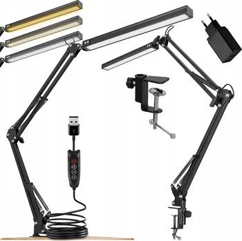 Lampička Stolní lampička Smartled černá LED s regulací jasu a barvy světla