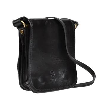 Kabelka NovaKabelka.cz Dámská kožená kabelka přes rameno Vito Piccolo Nero