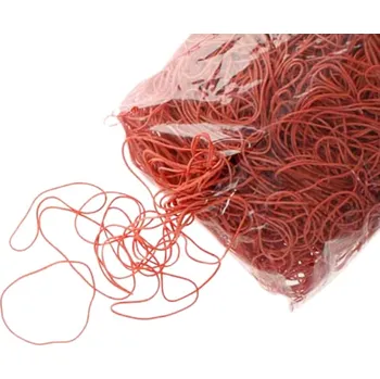 Gumičky průměr 40/1 mm - červené