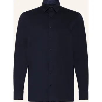 Olymp Pánská Žerzejová Košile Luxor Modern Fit, tmavě modrá, 42