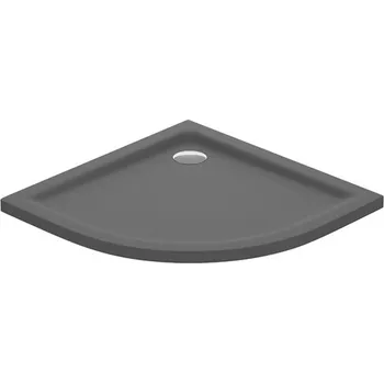 Sprchová vanička CERSANIT 3D Sprchová vanička Cersanit Tako 90x90x4 šedá čtvrtkruhová R55, S204‑036 S204-036