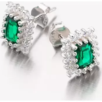 Náušnice Dámské náušnice stříbro 925 zirkon TSETST-12198