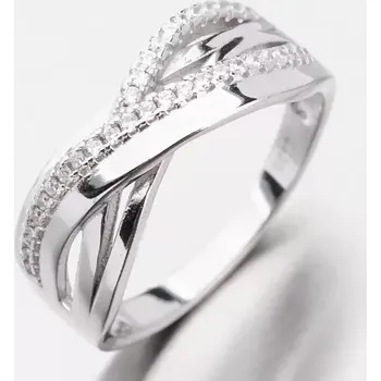 Prsten Dámský prsten stříbro 925 zirkon GST-11320 velikost 52