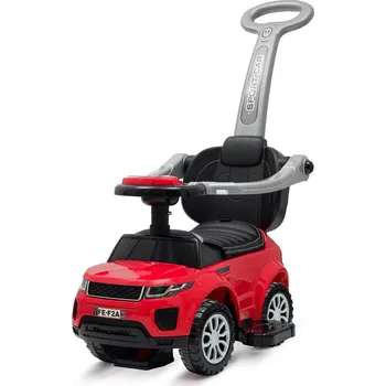 Odrážedlo Dětské hrající odrážedlo s vodící tyčí SUV 3v1 Baby Mix Prime červené