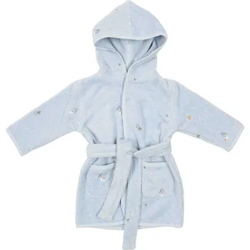 Dívčí župan LITTLE DUTCH župan froté Forest Friends Blue vel. 74/80 cm