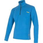 Sensor Merino Upper pánská mikina, krátký zip, Modrá L