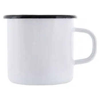 Hrnek plechový smaltovaný 250 ml strong BÍLÝ