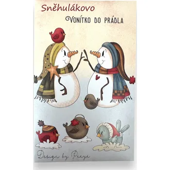 Vůně do bytu Soap Přírodní mýdlové vonítko do prádla 15g v krabičce - SNĚHULÁKOVO