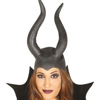 Karnevalový doplněk GUIRCA - Latexová helma s rohy