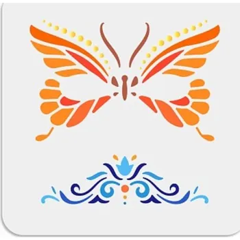 Plast. šablona, MASKA 2, 20x20 cm, 1ks