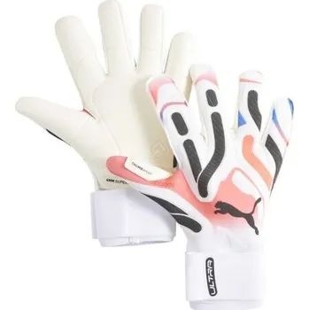 Brankářské rukavice Brankářské rukavice Rukavice Puma Ultra Ultimate Hybrid GK růžová/bílá (11)