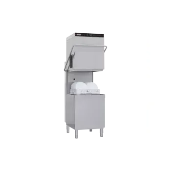 Myčka nádobí REDFOX Myčka průběžná jednoplášťová s odpadovým čerpadlem horní ovládání 50x50 - 400 V | REDFOX - QQI 102 P/TOP