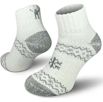 Dámské termo ponožky Northman Arctic Home Merino Velikost: 42-44 Bílé Turistické Merino Ponožky