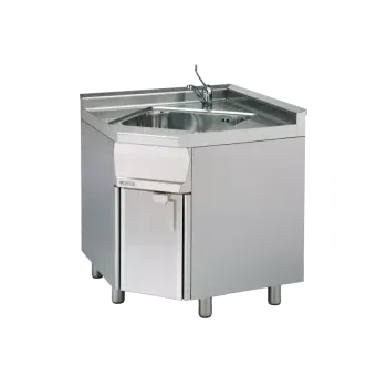 Sporák RM GASTRO Rohový modul 1x dřez 50x40x20 | RM - LAA-68