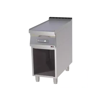 Sporák REDFOX Pracovní plocha 40x83 - 1x zásuvka GN 1/1 | REDFOX - PP 90/40