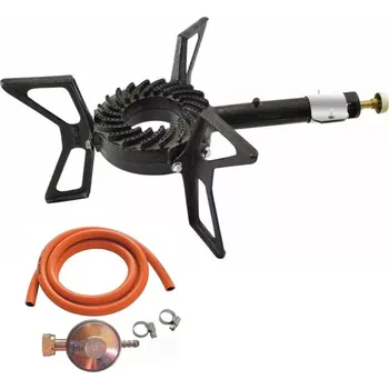 Vařič Plynový zahradní vařič GB - 12, 5,5 kW s připojením na 10 kg PB lahev (kvalitní provedení a odolné materiály vařiče GB-12, 5,5 kW zaručují dlouhodobé používání)