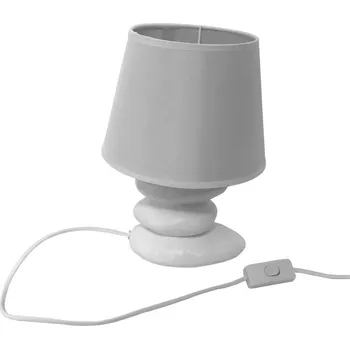 Stojací lampa DUE ESSE, Stolní lampa bílé kameny 28 cm