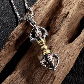 Souprava šperků Elegantní přívěsek s Vadžrou (Řetízek s přívěskem, Vadžra (Vajra))