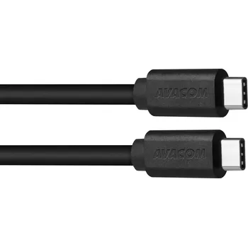 Pouzdro na mobilní telefon AVACOM datový a nabíjecí kabel USB Type-C - USB Type-C, 40cm, černá DCUS-TPCC-P04K