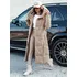 Dámský kabát DStreet Glamwarm TY4559 béžový, XL