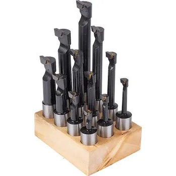 Fréza PROMA 25049019 Nože pro vyvrtávací hlavu, stopka pr. 18 mm. Sada 12-dílů (VH-75)