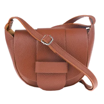 Kabelka NovaKabelka.cz Kožená italská crossbody kabelka Roberta Camel