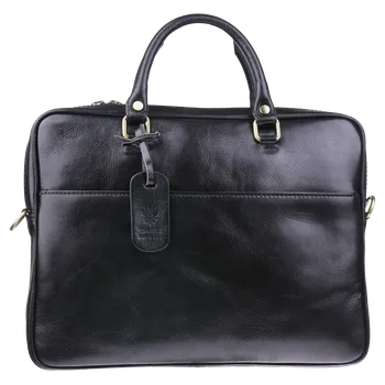 Pánská aktovka NovaKabelka.cz Kožená aktovka Diego Nero