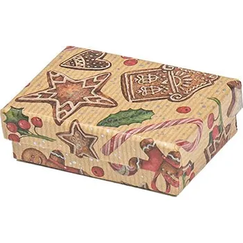 ARGUS Dárková krabice natur vánoční kraftový papír 25310169