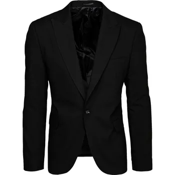 Pánské jednořadé sako MX0616 Barva: Černá, Velikost: L