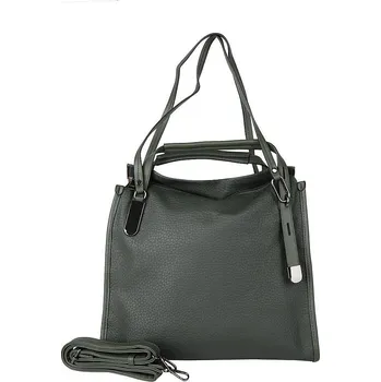 Kabelka Víceúčelová velká tmavězelená kabelka do ruky/na rameno/podél těla Maria C. 922 na A4