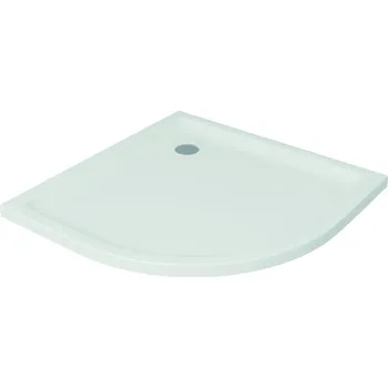 Sprchová vanička CERSANIT 3D Sprchová vanička Cersanit Tako 90x90x4 bílá čtvrtkruhová R55, S204‑002 S204-002