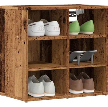 Botník Botníky 2 ks starého dřeva 52x30x50 cm Hnědá 857034