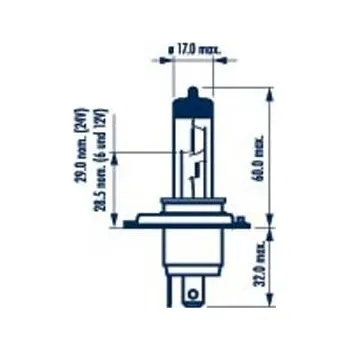 Autožárovka Žárovka, dálkový světlomet NARVA 490143000