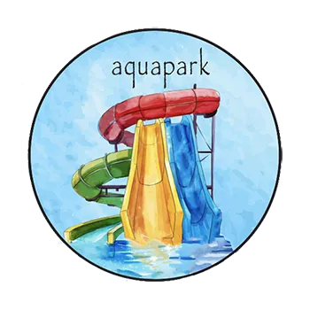 magnetka pro dítě Slon Pamatovák Aquapark