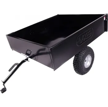 Zahradní vozík TR 350-7 Vozík za traktor -ČERNÁ