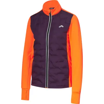 CRIVIT Dámská hybridní termo bunda (S(36/38), oranžová/fialová)