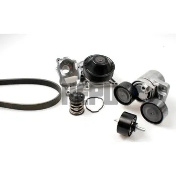 Vodní pumpa + klinový żebrový řemen HEPU PK04240TH