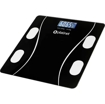 Osobní váha Chytrá digitální osobní váha s LCD displejem 2xAAA černá