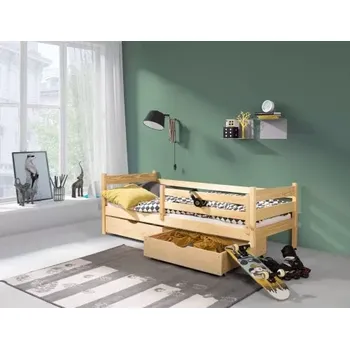 Dětská postel Dětská postel BOB se zábranou a úložným prostorem