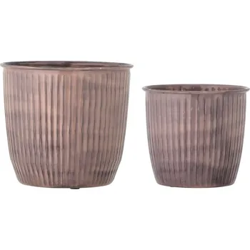 Zahrada Kovové obaly na květináče v sadě 2 ks ø 21,5 cm Kenzie – Bloomingville ID_1625964