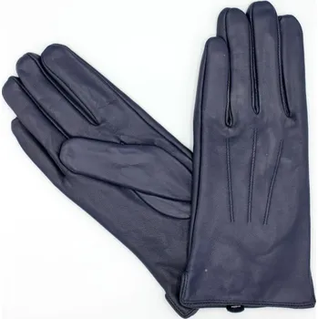 Rukavice Hollig Dámské kožené rukavice modré zateplené z pravé kůže jehnětina Velikost: 6,5 obvod ca 18 cm